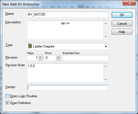 Nhập thông tin AOI