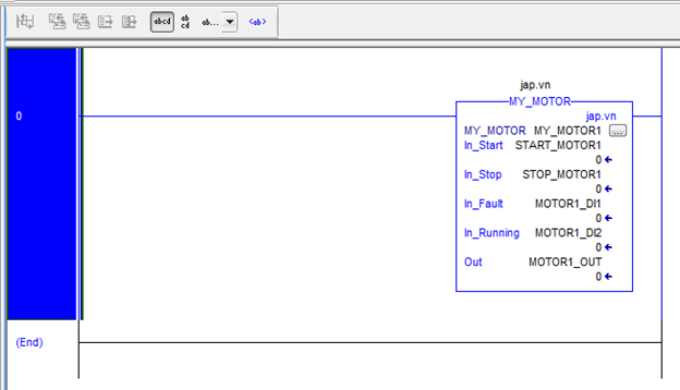 Sử dụng AOI trong Ladder