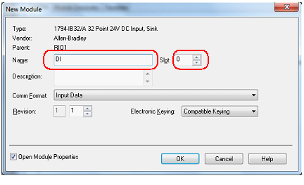 Chọn mô đun 1794-IB32